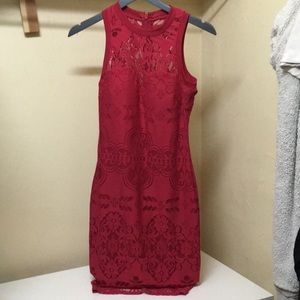 Guess red/pink dress